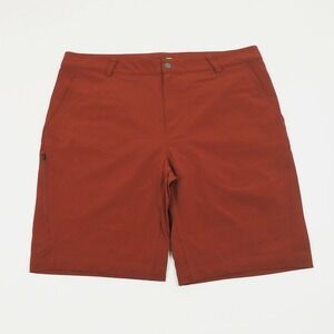 New Stio Outdoor Hiking Pants Mens 38 Brick Red Nylon Blend Casual Utility Tech